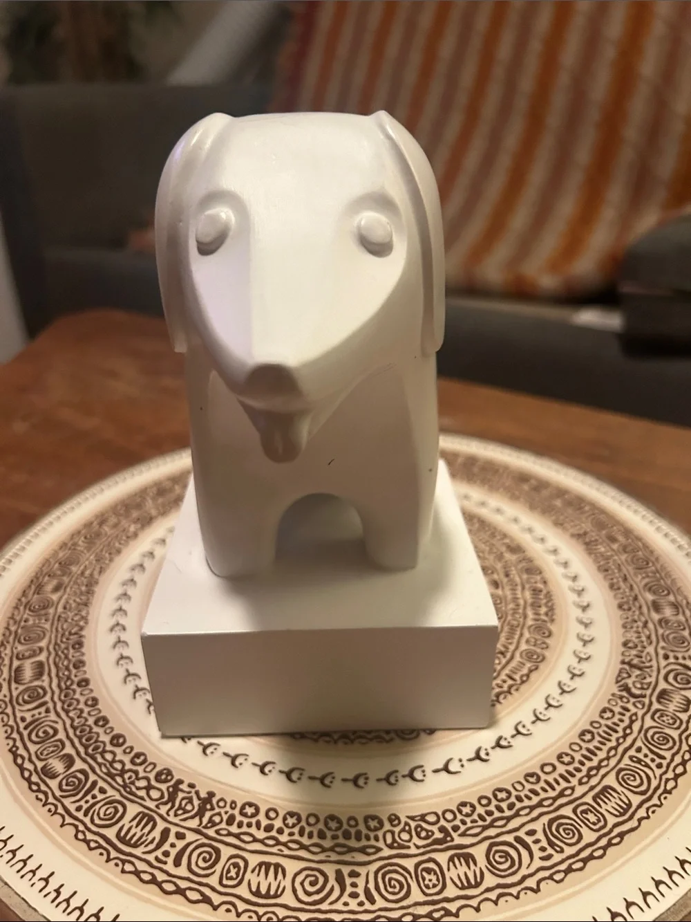 johnathon adler White Ceramic Dachshund Bookends - Picture 2 of 5